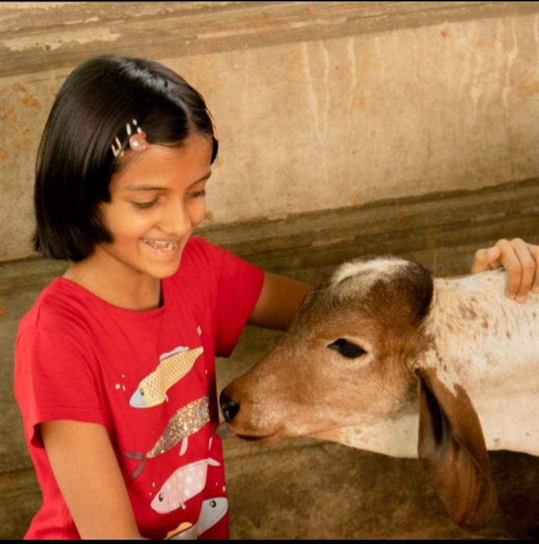 Laughing with the most innocent soul 🐮