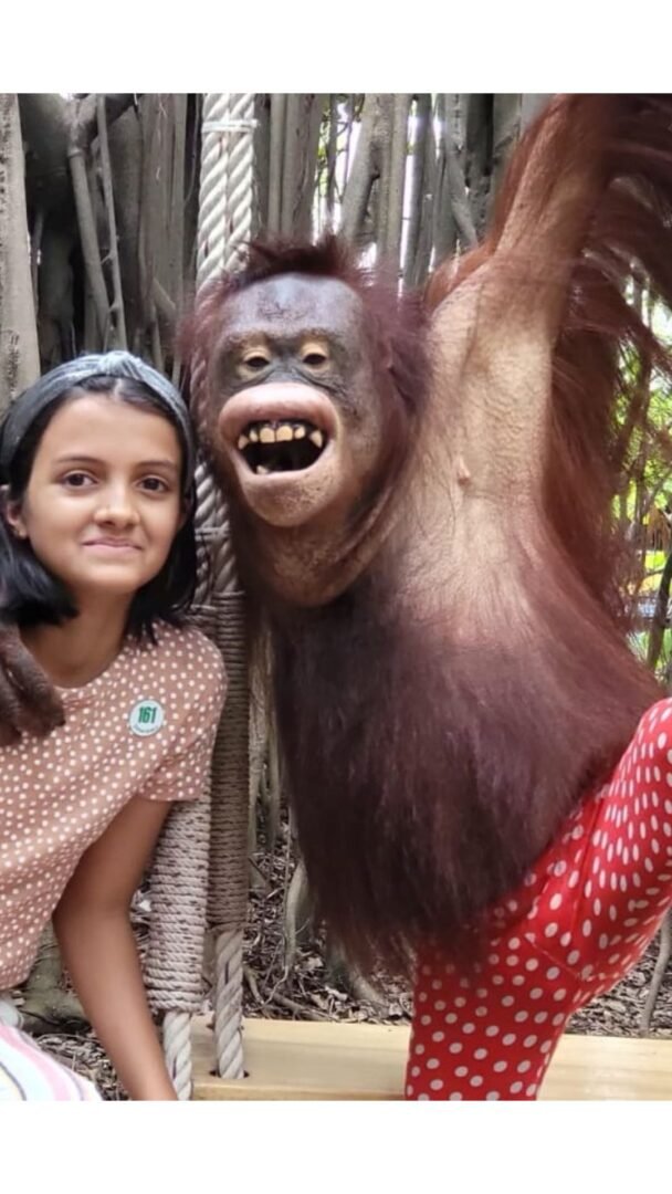 Wrapped in nature’s purest embrace 🐵