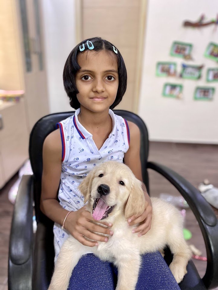 The beginning of a beautiful bond 🐶 With my pet dog, Zoolu!